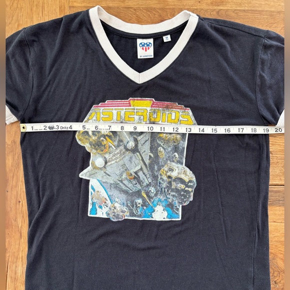 Junkfood Asteroids Game Gen X Tee SZ M - Picture 3 of 5